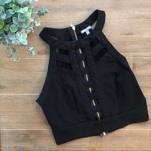 NWT Crop Top with Cutout